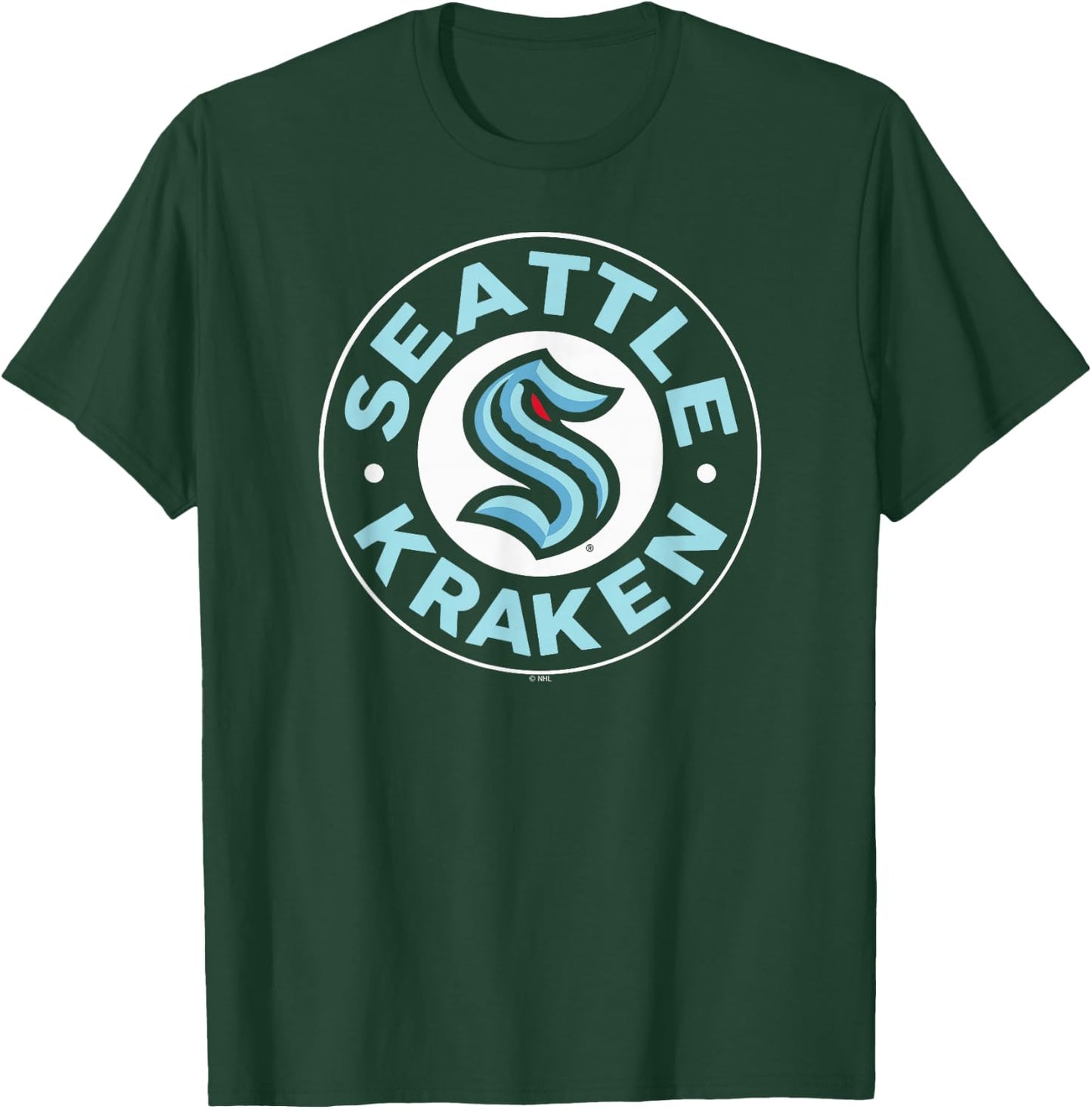 Seattle Kraken Symbol Navy Officially Licensed T-Shirt - T-Shirt | Forest