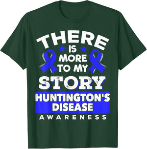 Blue Ribbon - Huntington's Disease Awareness T-Shirt - T-Shirt | Forest
