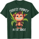 Coolest Monkey In The Jungle | Funny Cute Ape Lover Boy Gift T-Shirt - T-Shirt | Forest