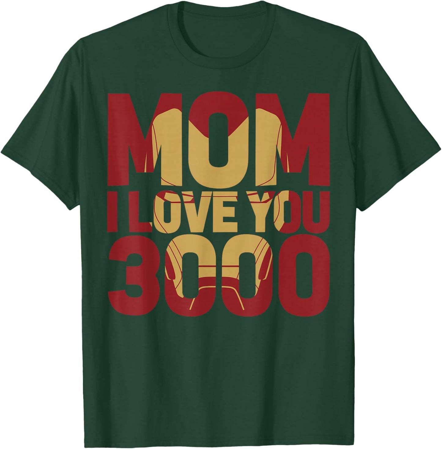 Marvel Avengers Endgame Mom I Love You 3000 Iron Man Fill T-Shirt - T-Shirt | Forest