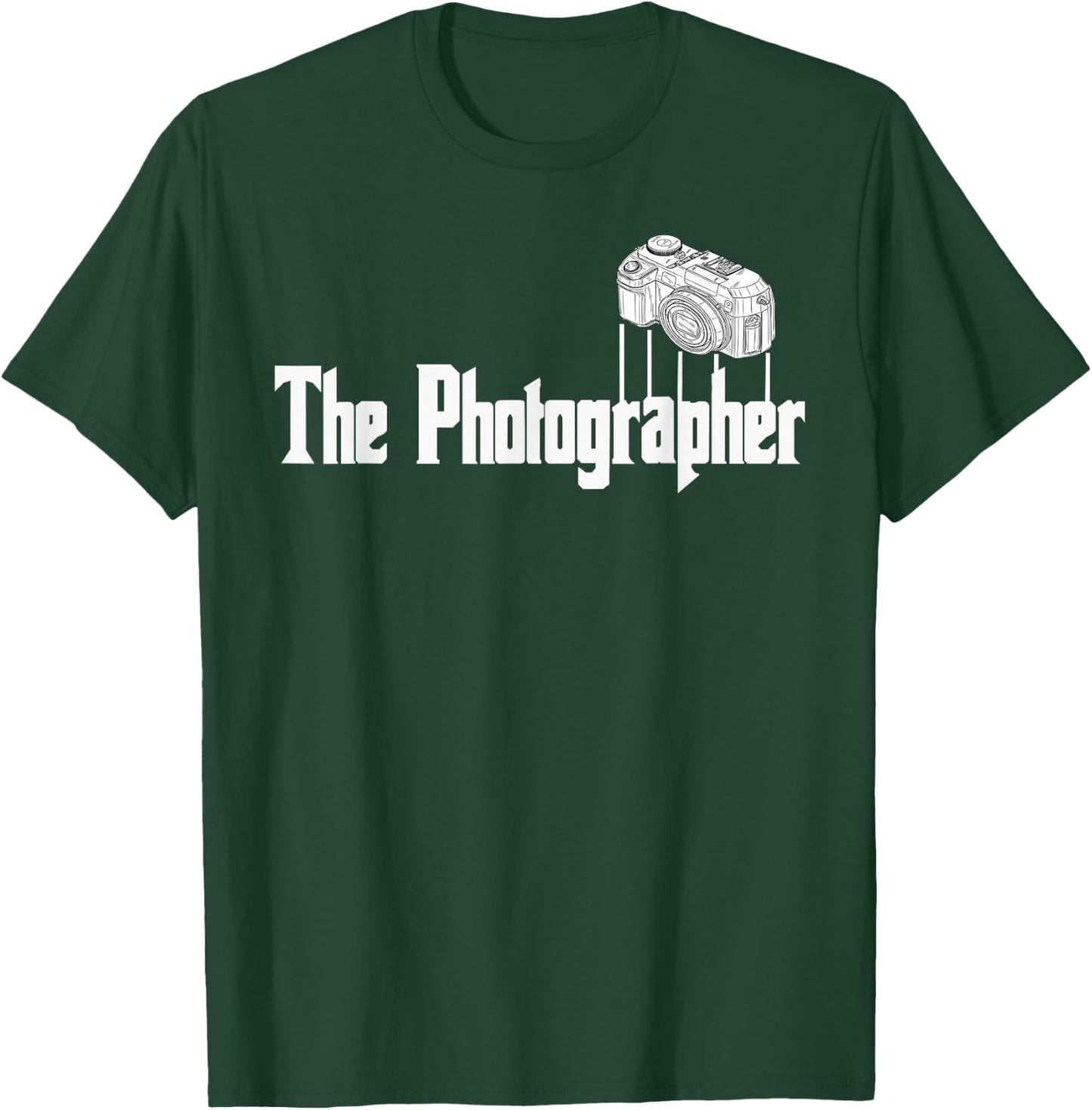 Funny The Photographer Photography Camera T-Shirt - T-Shirt | Forest