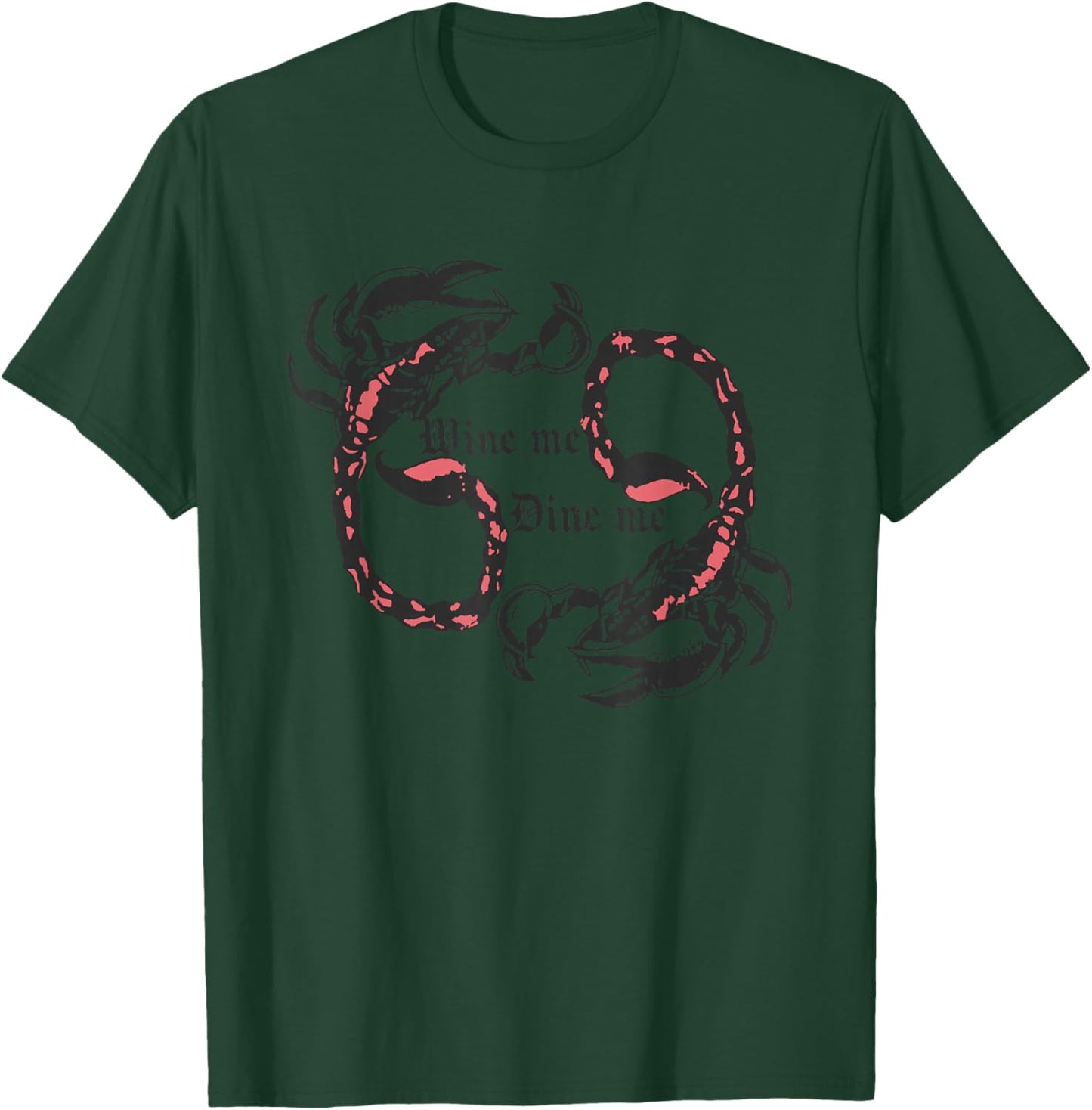 Funny Adult Humor "Wine Me Dine Me 69 Me" Bachelorette Party T-Shirt - T-Shirt | Forest