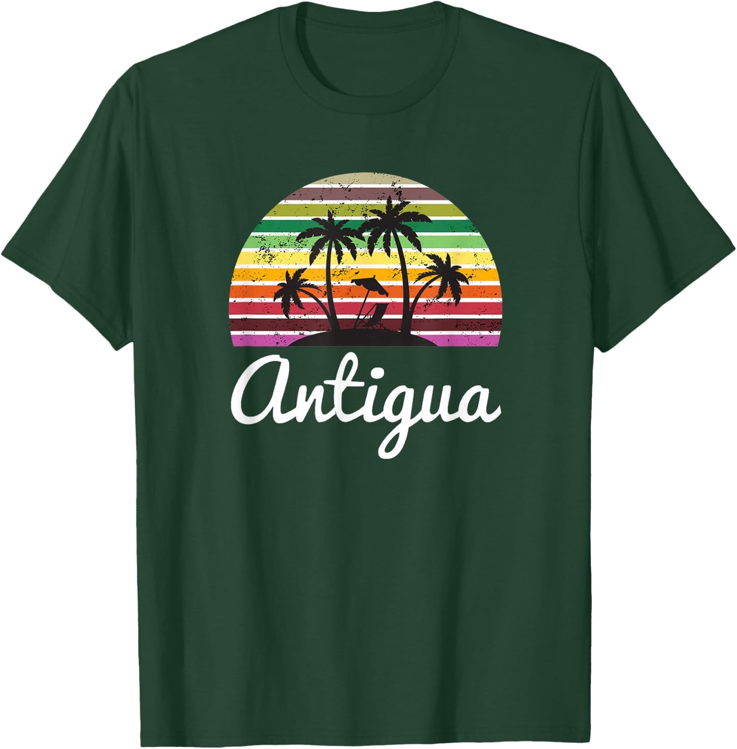 Antigua Shirt Travel Vacation Souvenir Gift T-Shirt - T-Shirt | Forest