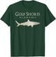 Retro Gulf Shores AL Shark T-Shirt - T-Shirt | Forest