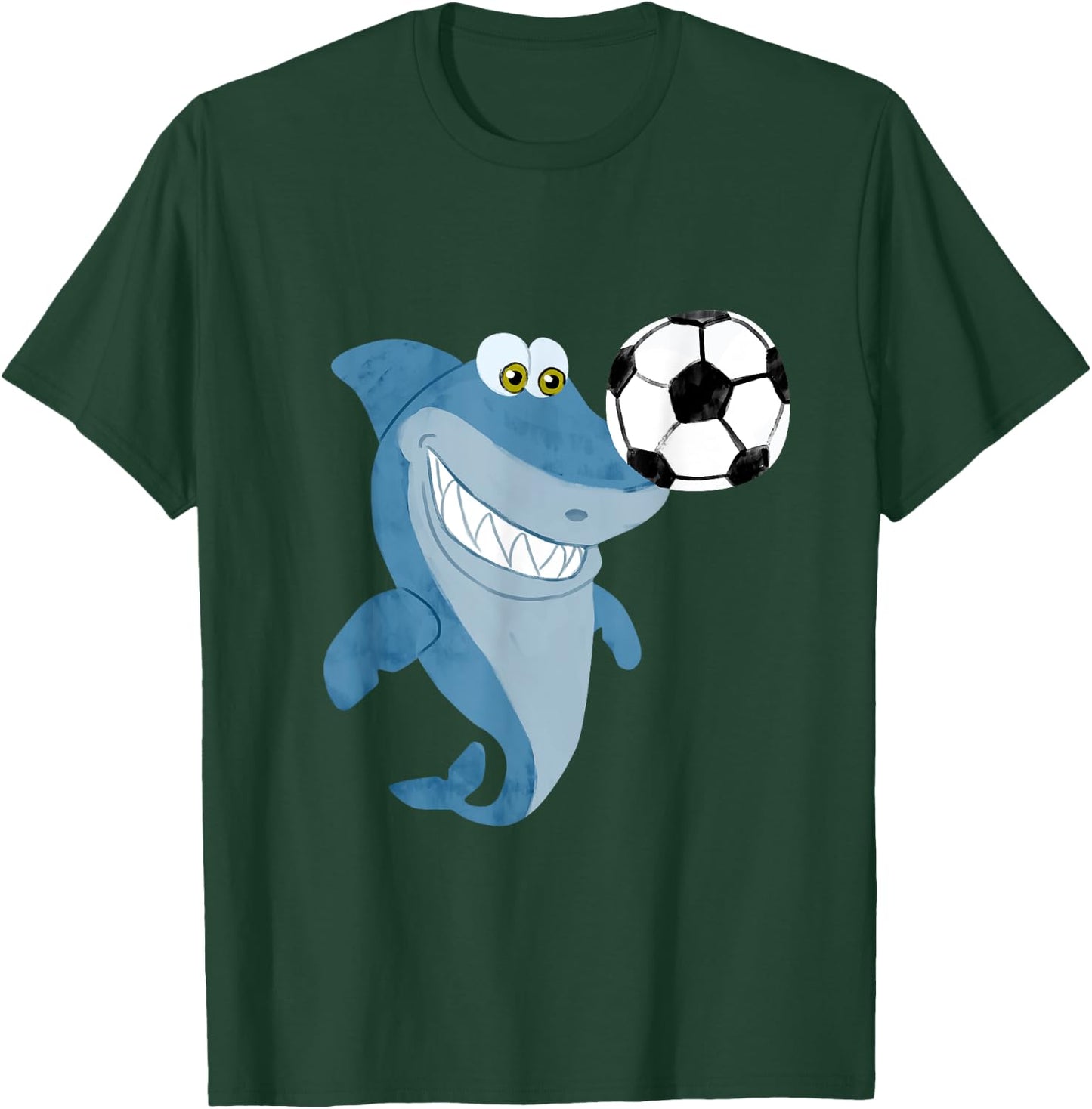 Soccer Team Shark - Soccer Player T-Shirt - T-Shirt | Forest