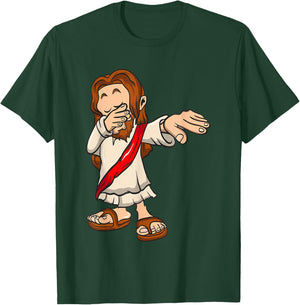 Dabbing Jesus Shirt T-Shirt - T-Shirt | Forest