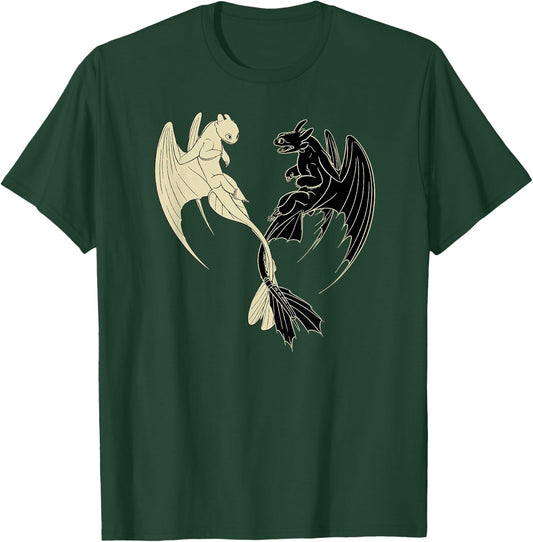 How to Train Your Dragon 3 Hidden World Lightfury Toothless T-Shirt - T-Shirt | Forest