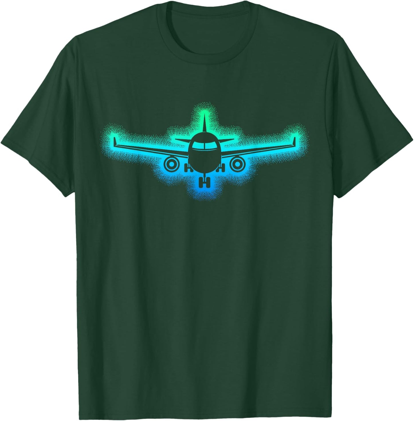 Airplane Pilot Plane Kids Toddler Boys Men T-Shirt - T-Shirt | Forest