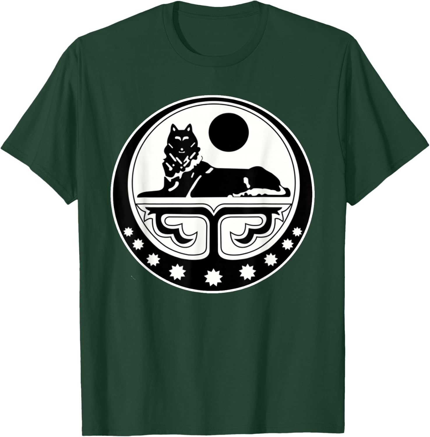 Chechen Wolf Chechnya nationalist T-Shirt - T-Shirt | Forest