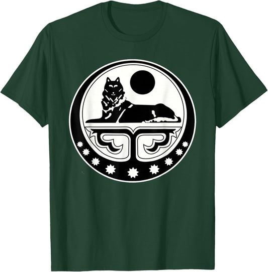 Chechen Wolf Chechnya nationalist T-Shirt - T-Shirt | Forest