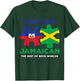 Haiti Jamaica Haitian Jamaican Ayiti Flag Day Combo Puzzle T-Shirt - T-Shirt | Forest