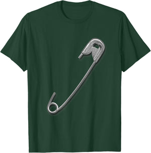 Safety Pin Art T-Shirt - T-Shirt | Forest