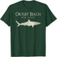 Retro Ortley Beach NJ Shark T-Shirt - T-Shirt | Forest
