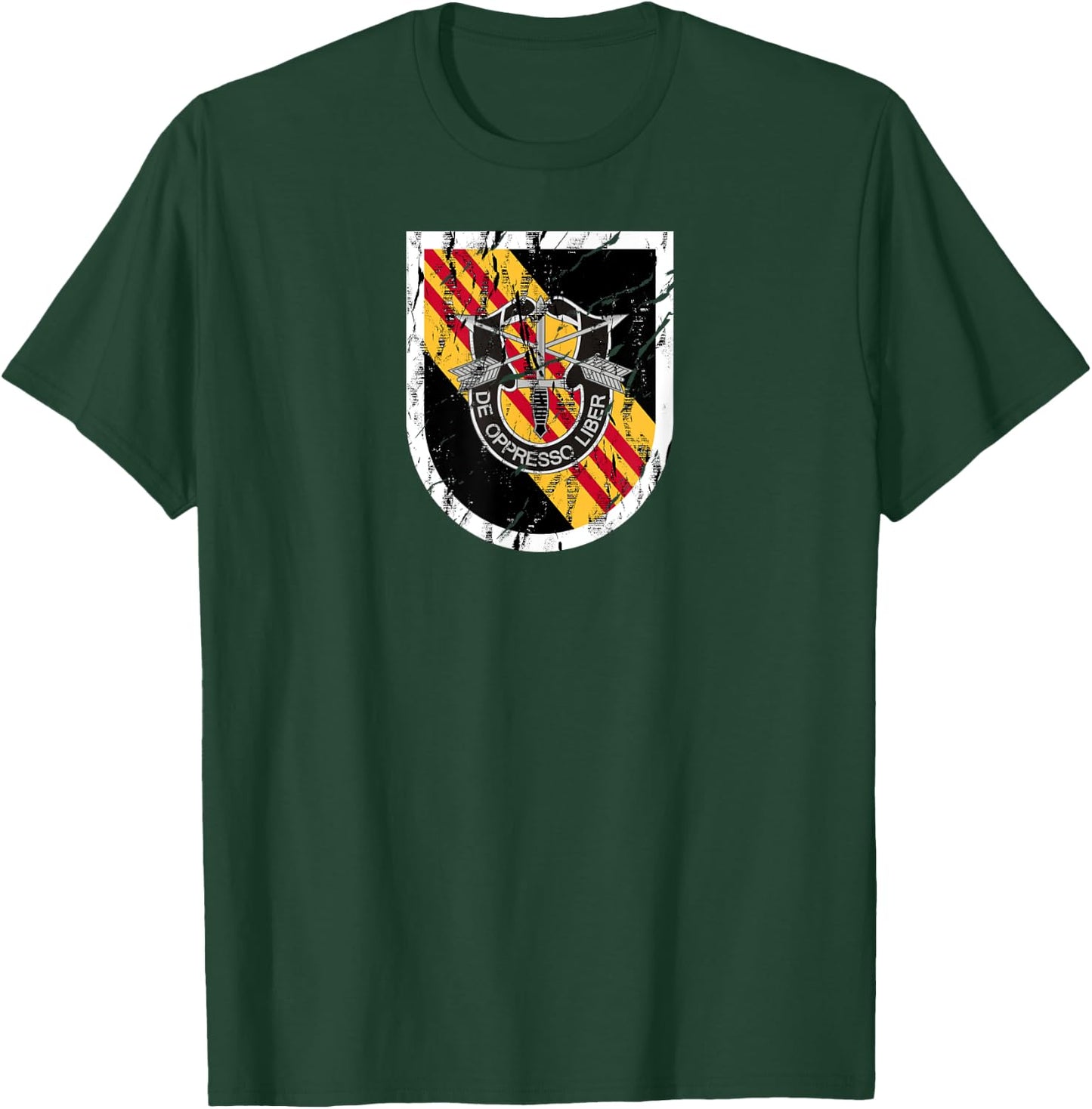 US Special Forces Shirt - 5th Group (SFG) - Distressed T-Shirt - T-Shirt | Forest