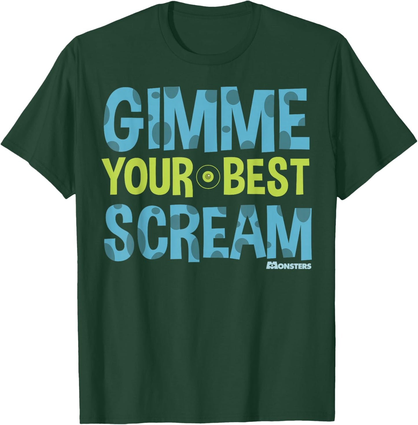 Disney Pixar Monsters Inc. Your Best Scream Graphic T-Shirt - T-Shirt | Forest