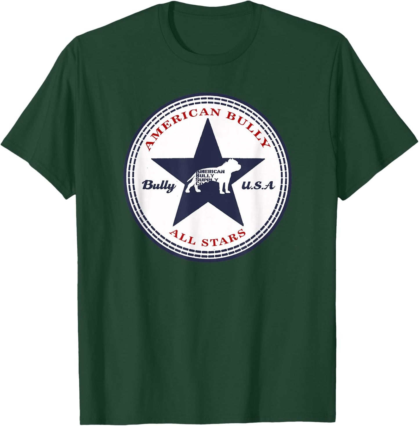 American Bully All Stars Bully U.S.A. T-Shirt - T-Shirt | Forest