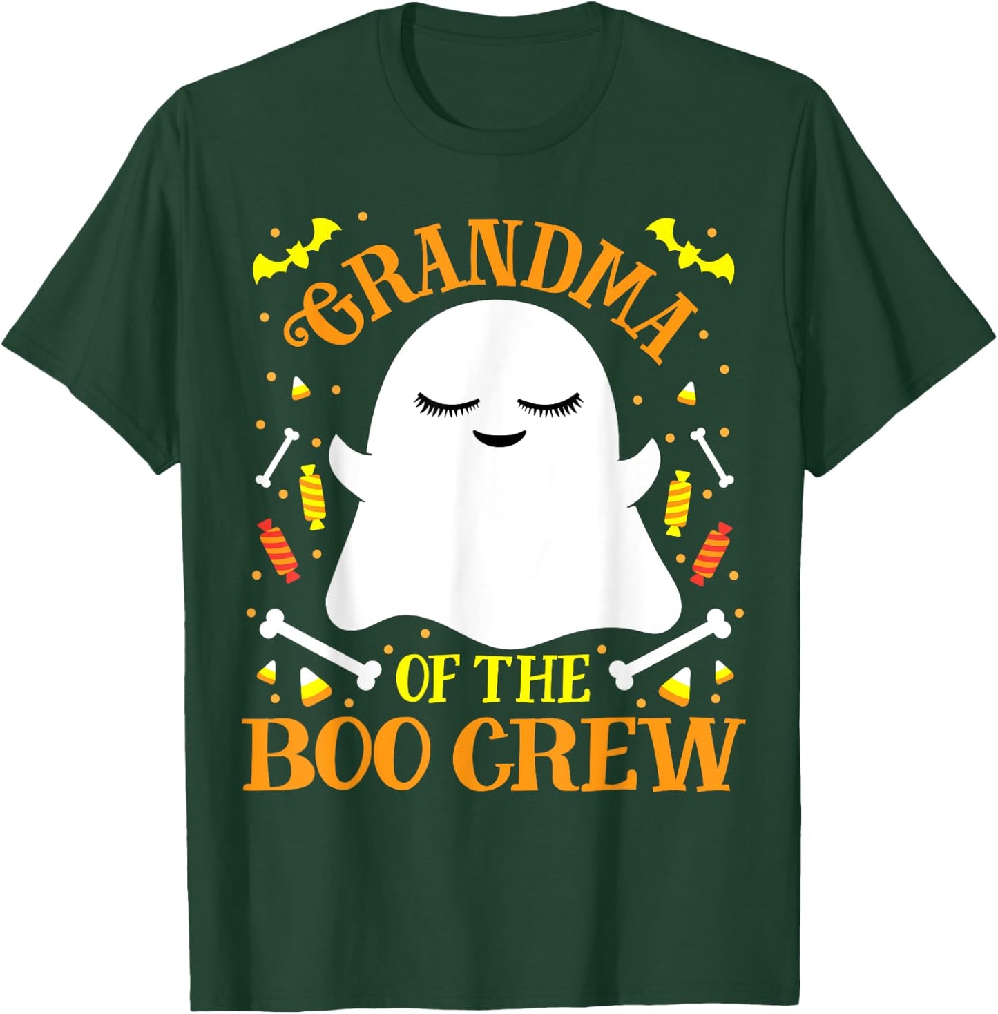 Grandma Boo Crew Ghost Matching Family Set Women's Halloween T-Shirt - T-Shirt | Forest