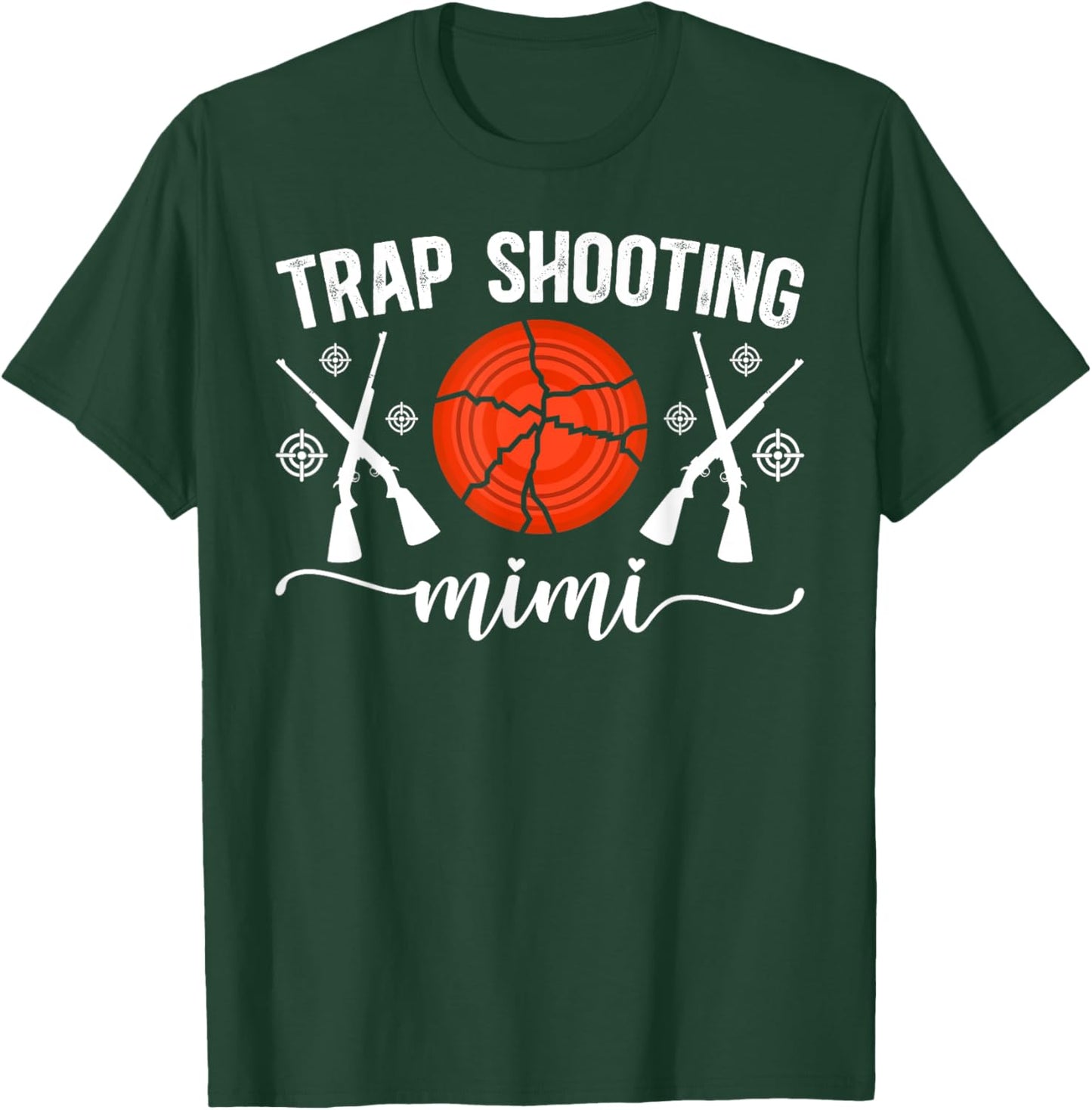 Trap Shooting Mimi Proud Trap Shooting Mimi Grandma T-Shirt - T-Shirt | Forest
