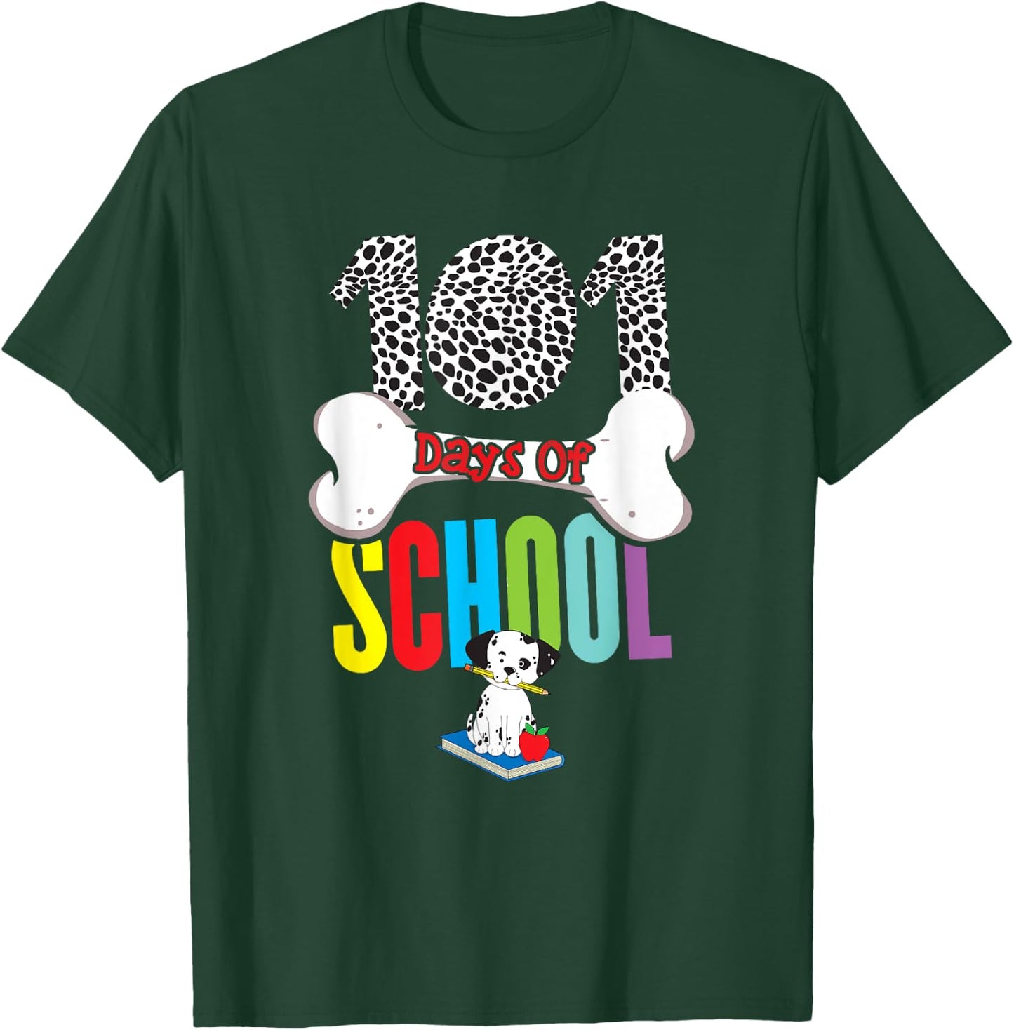 101st Days of School - 100th Day Class 101th Kids Teacher T-Shirt - T-Shirt | Forest
