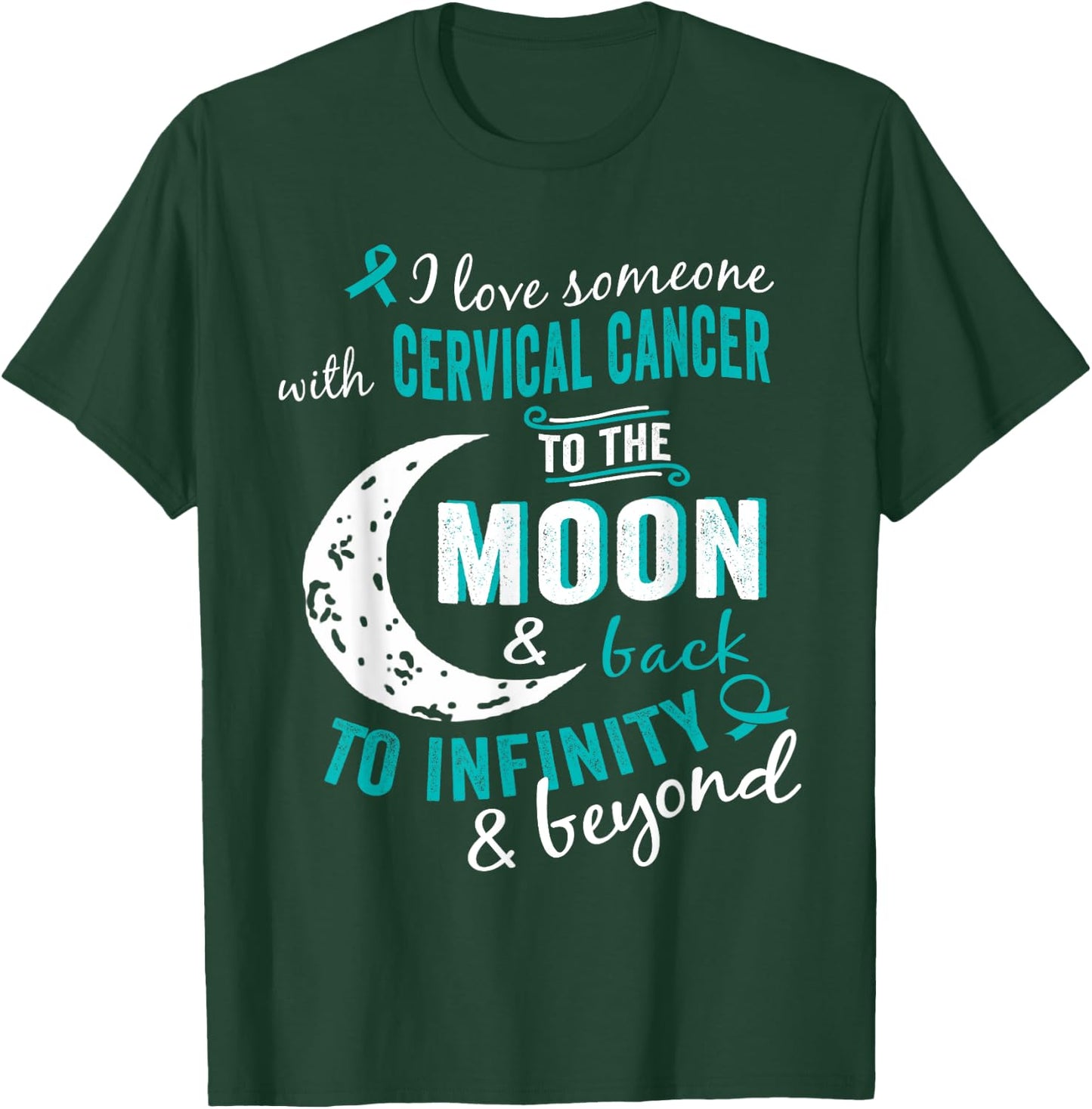 Cervical Cancer Shirts - Cervical Cancer Awareness Shirt T-Shirt - T-Shirt | Forest