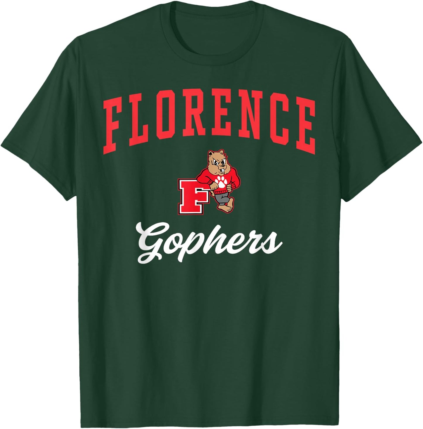 Florence High School Gophers C3 T-Shirt - T-Shirt | Forest