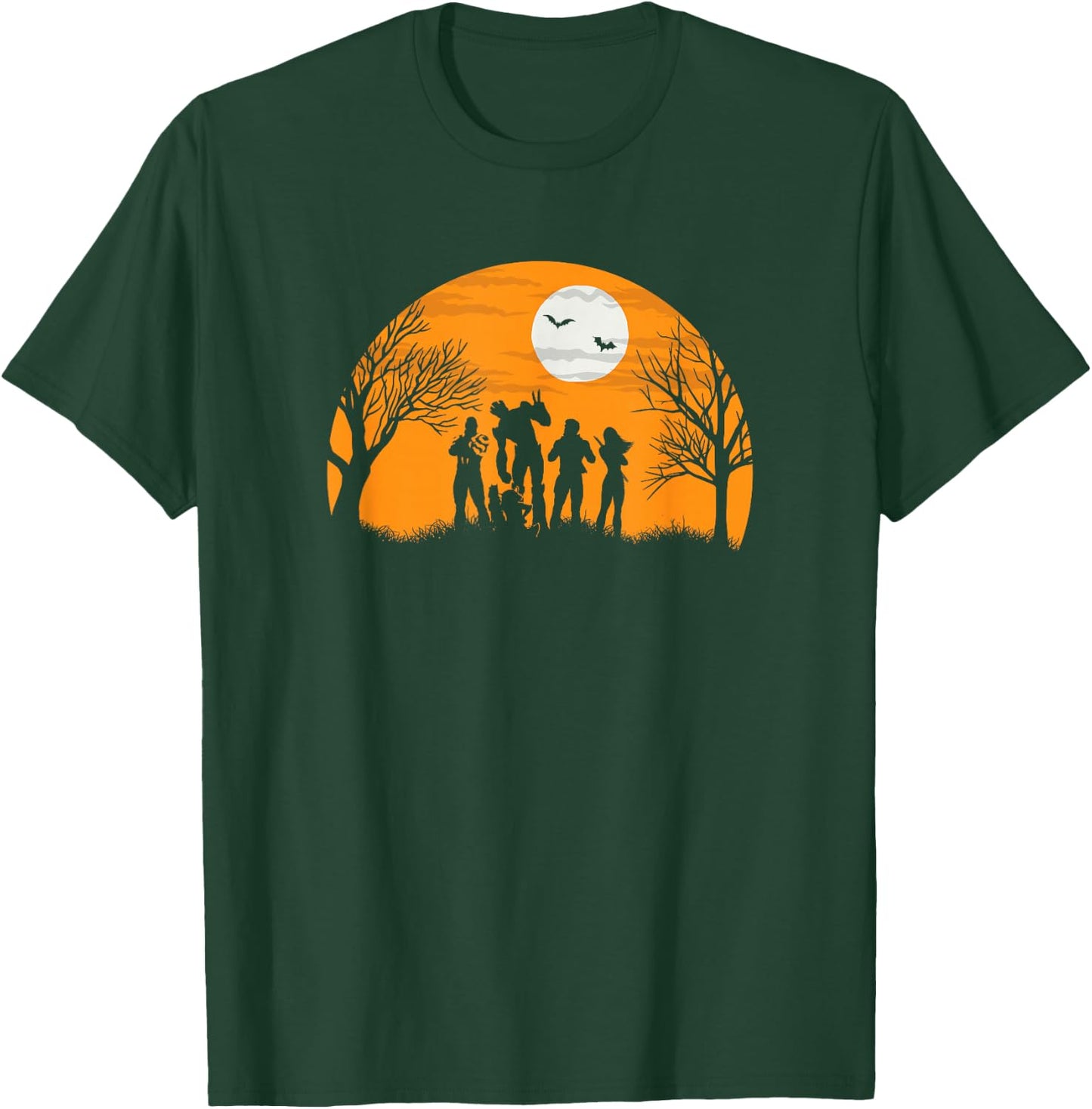 Marvel Guardians of The Galaxy Silhouette Halloween T-Shirt - T-Shirt | Forest