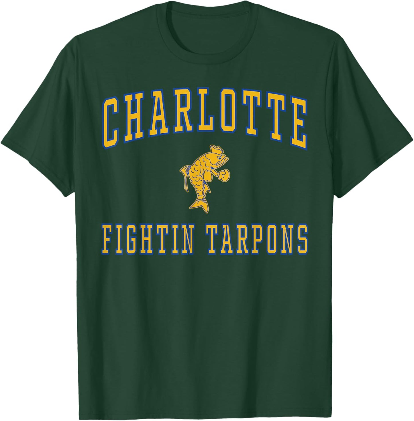 Charlotte High School Fighting Tarpons C1 T-Shirt - T-Shirt | Forest