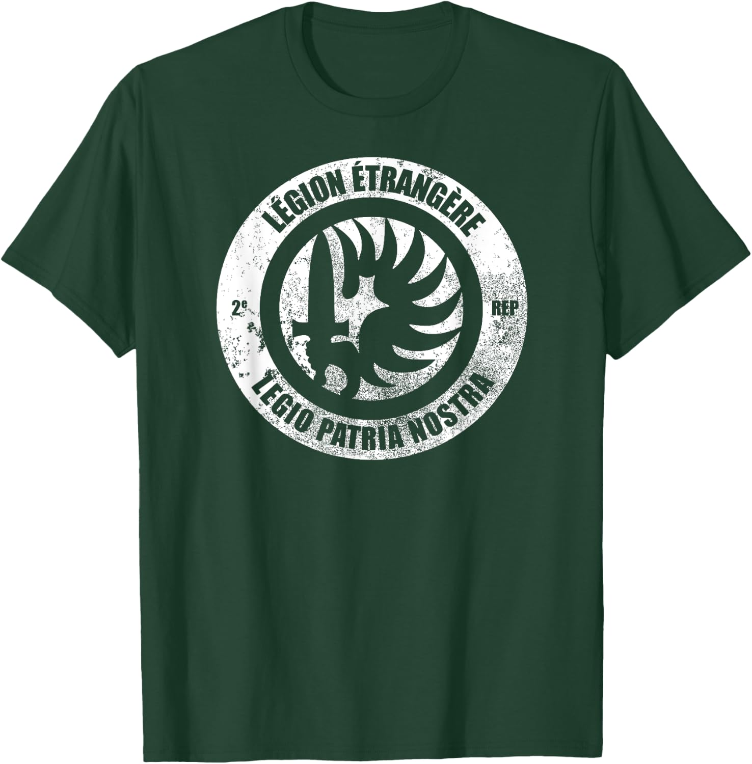 French Foreign Legion Paratrooper T shirt - 2 Rep T-Shirt - T-Shirt | Forest