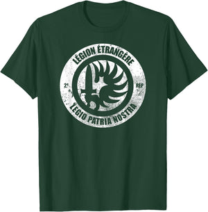 French Foreign Legion Paratrooper T shirt - 2 Rep T-Shirt - T-Shirt | Forest