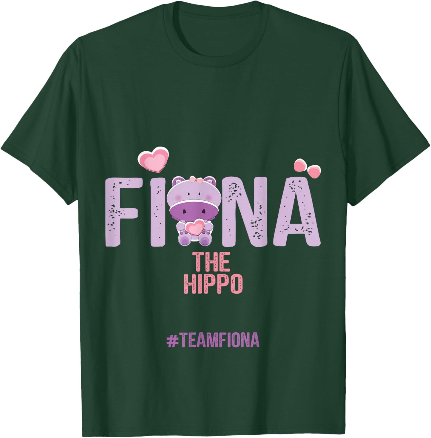 Fiona The Hippo Team Fiona T-Shirt - T-Shirt | Forest