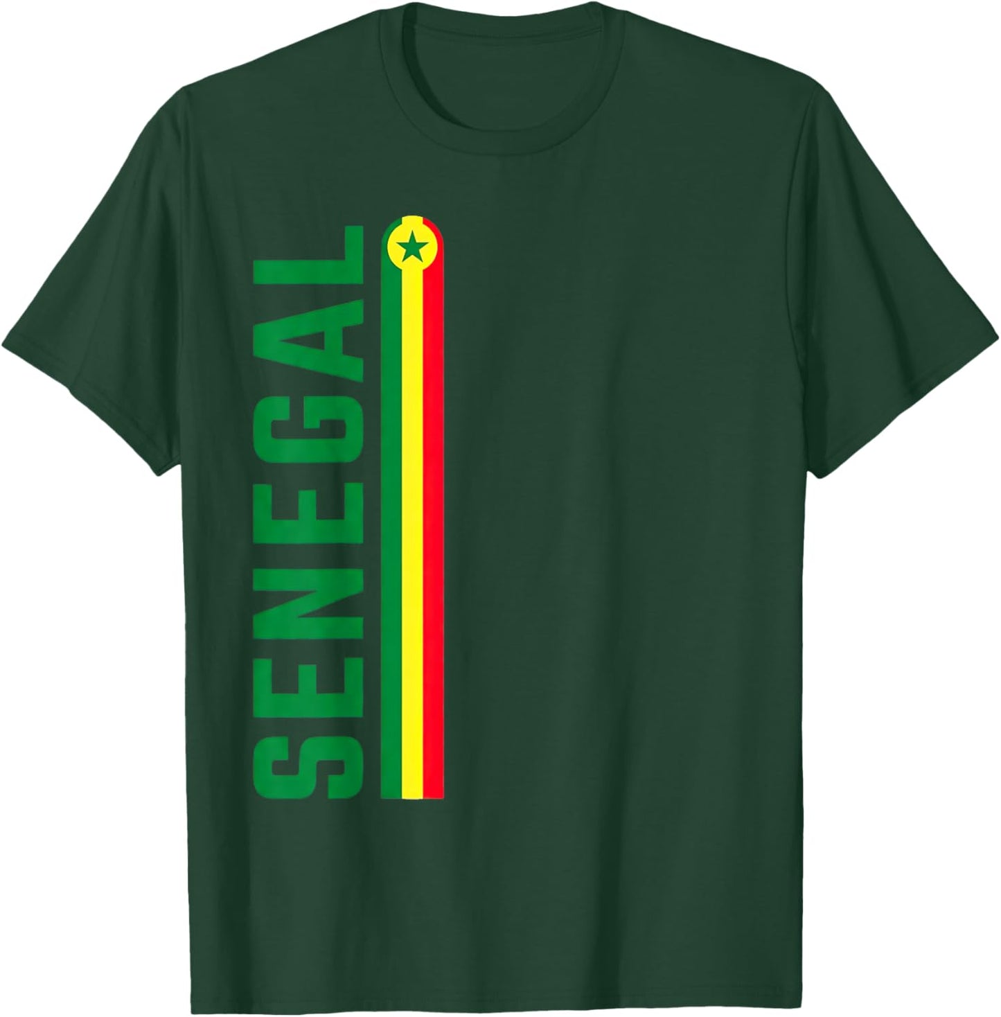 Senegal Souvenir Senegalese Travel Graphic T-Shirt - T-Shirt | Forest