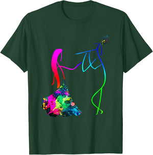 Multi Colored Radha And Krishna T Shirt. T-Shirt - T-Shirt | Forest