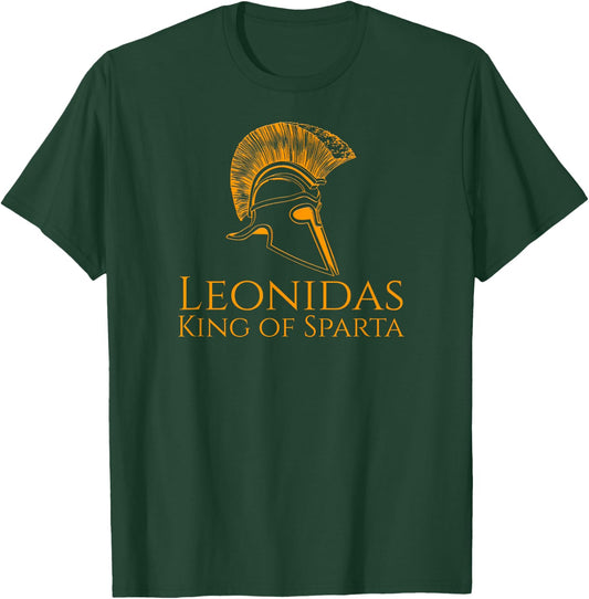 Ancient Greece - Leonidas King Of Sparta T-Shirt - T-Shirt | Forest