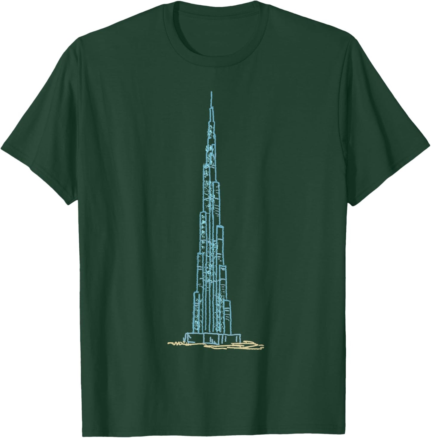 Burj Khalifa Dubai T Shirt T-Shirt - T-Shirt | Forest