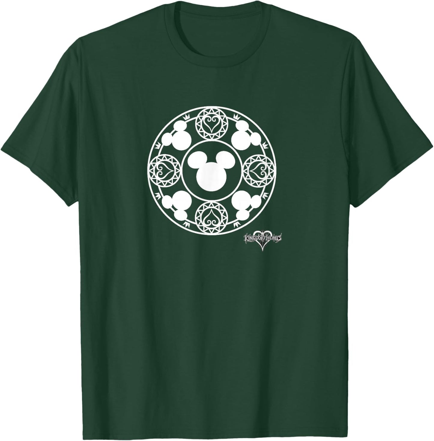 Kingdom Hearts - Mickey Key Emblem T-Shirt - T-Shirt | Forest