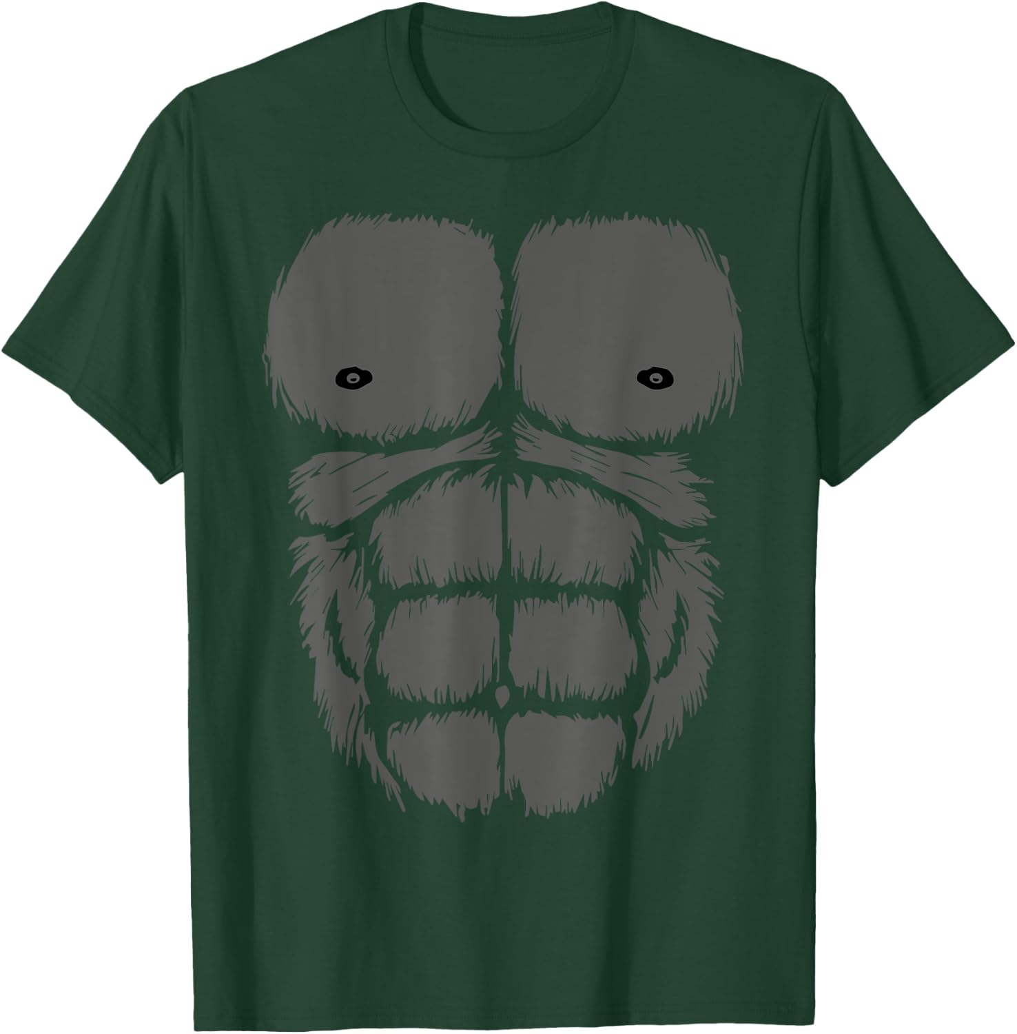 Gorilla Chest Belly Monkey Ape Muscle Kids Adult Fanc T-Shirt - T-Shirt | Forest