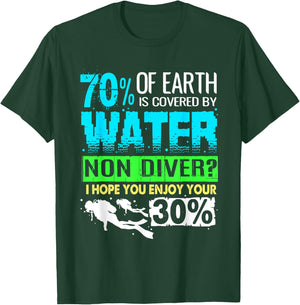 Funny Scuba Diving T-Shirt - T-Shirt | Forest
