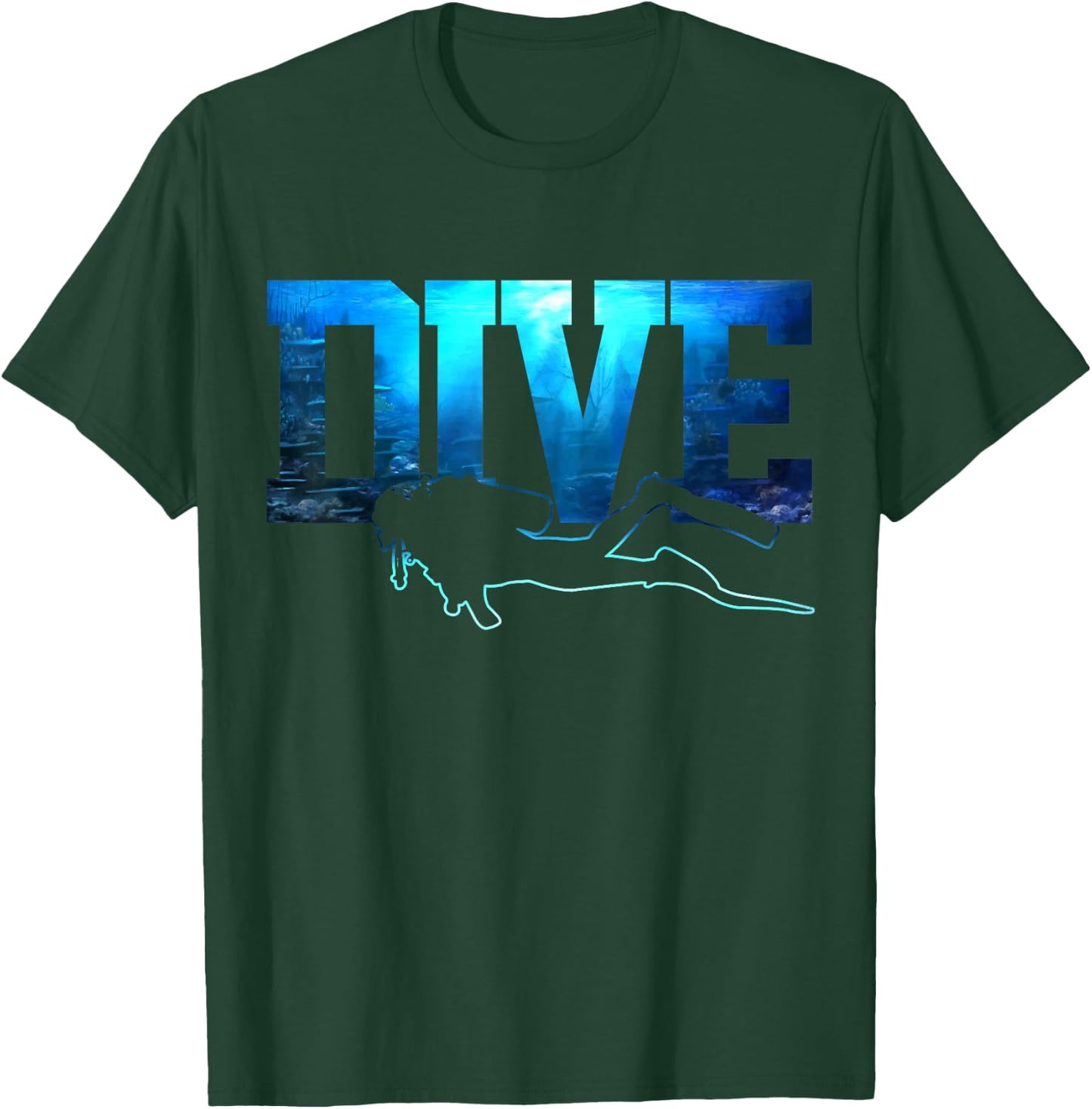 Tauchen - & Geschenke fr Taucher Diving Dive Diver Gift T-Shirt - T-Shirt | Forest