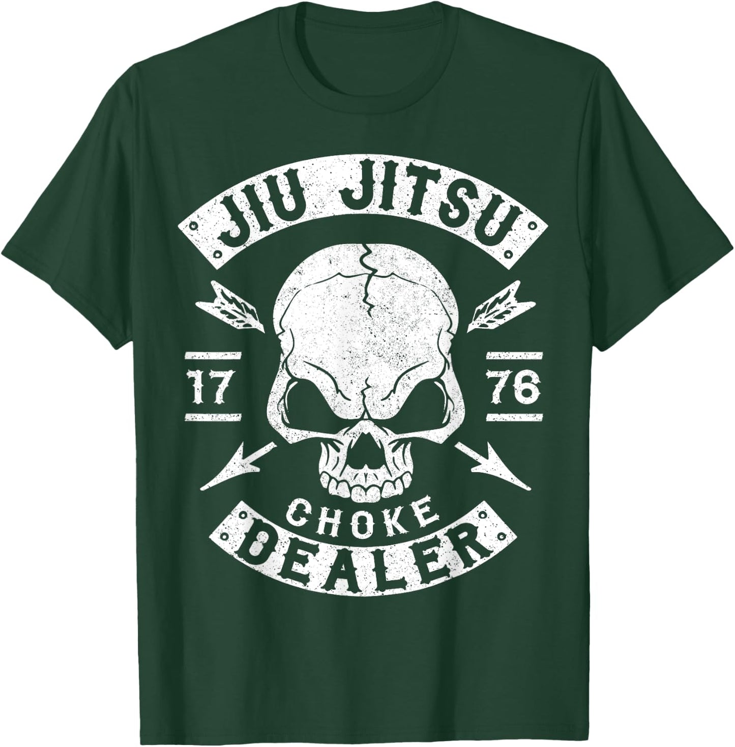 Jiu Jitsu T Shirt, Choke Dealer, Mma Shirt, Bjj T-Shirt - T-Shirt | Forest