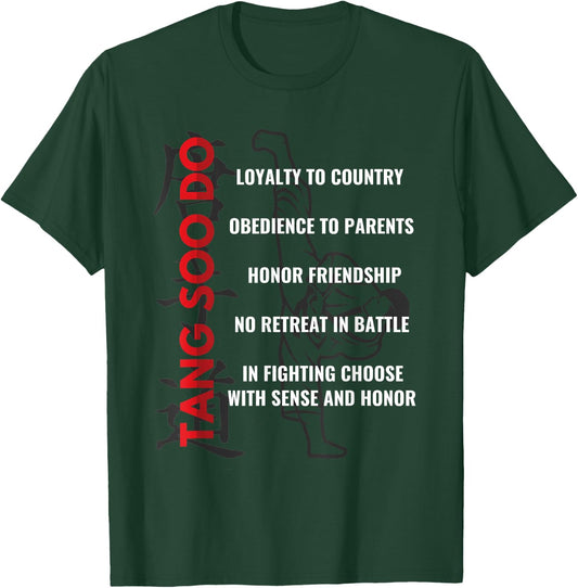 Tang Soo Do Shirt Martial Arts Karate Gifts Training T-Shirt - T-Shirt | Forest