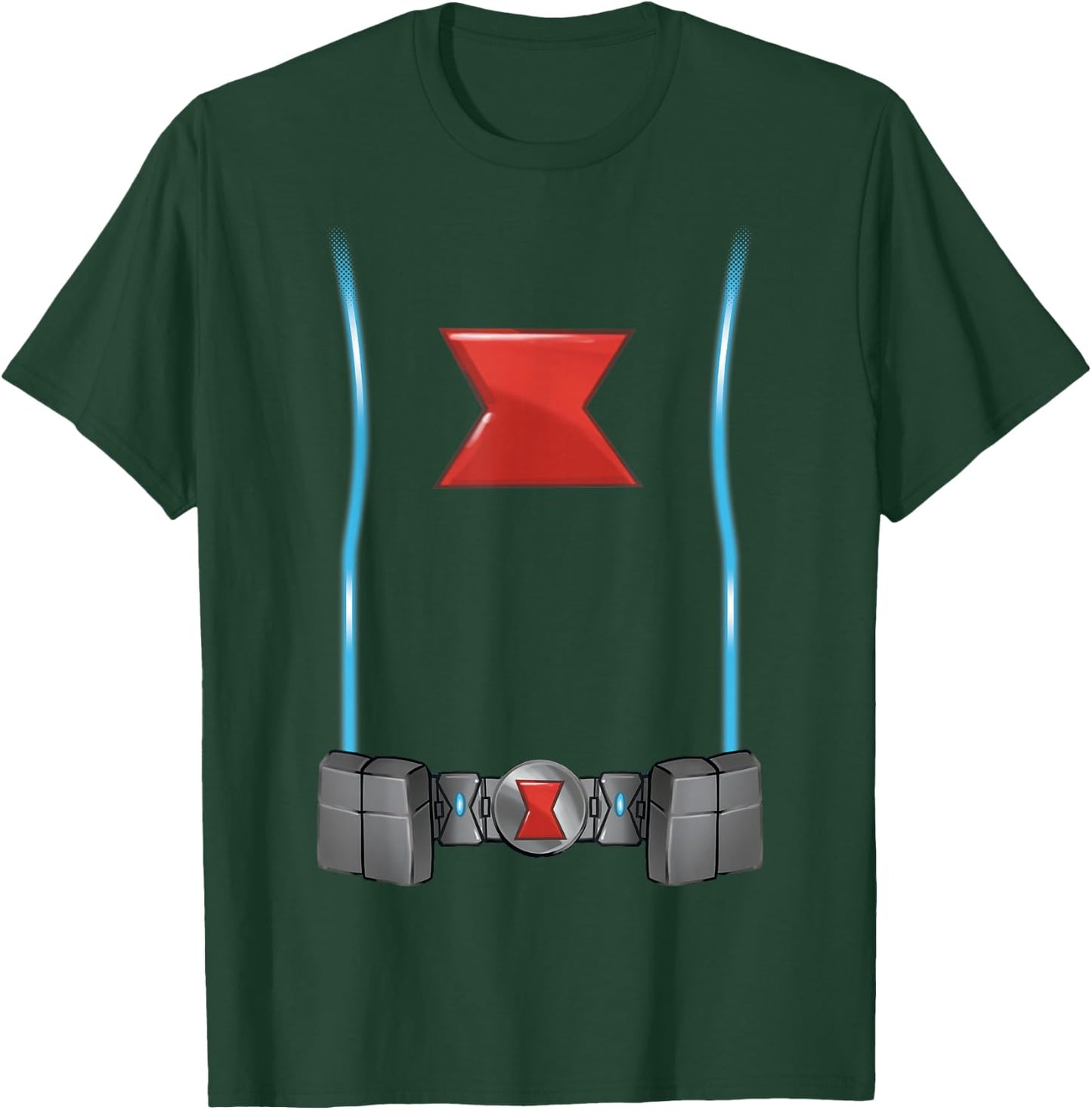Marvel Avengers Black Widow Super Suit Halloween T-Shirt - T-Shirt | Forest
