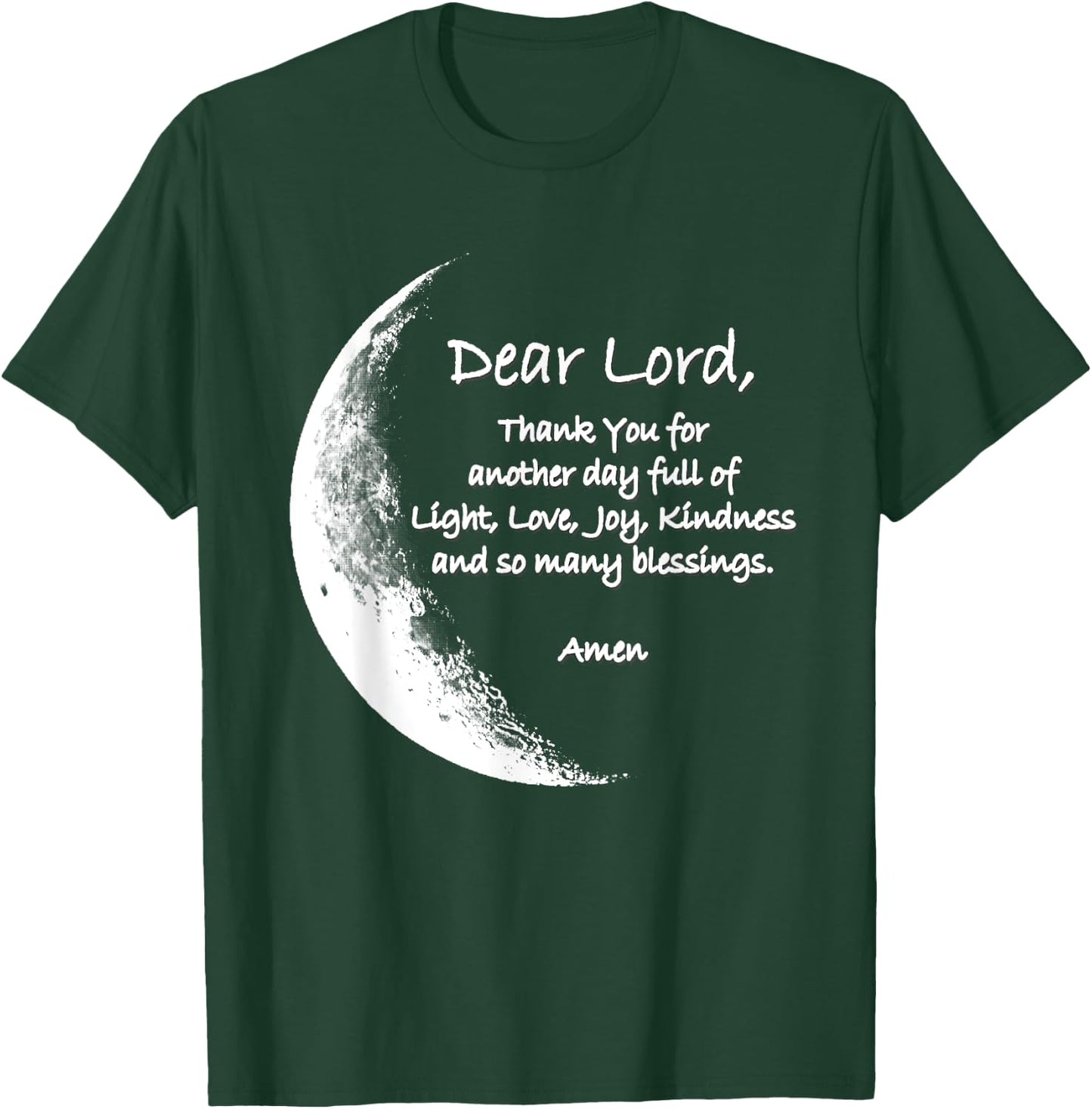 Christian Night Bedtime Prayer Pajama Faith and Love for God T-Shirt - T-Shirt | Forest
