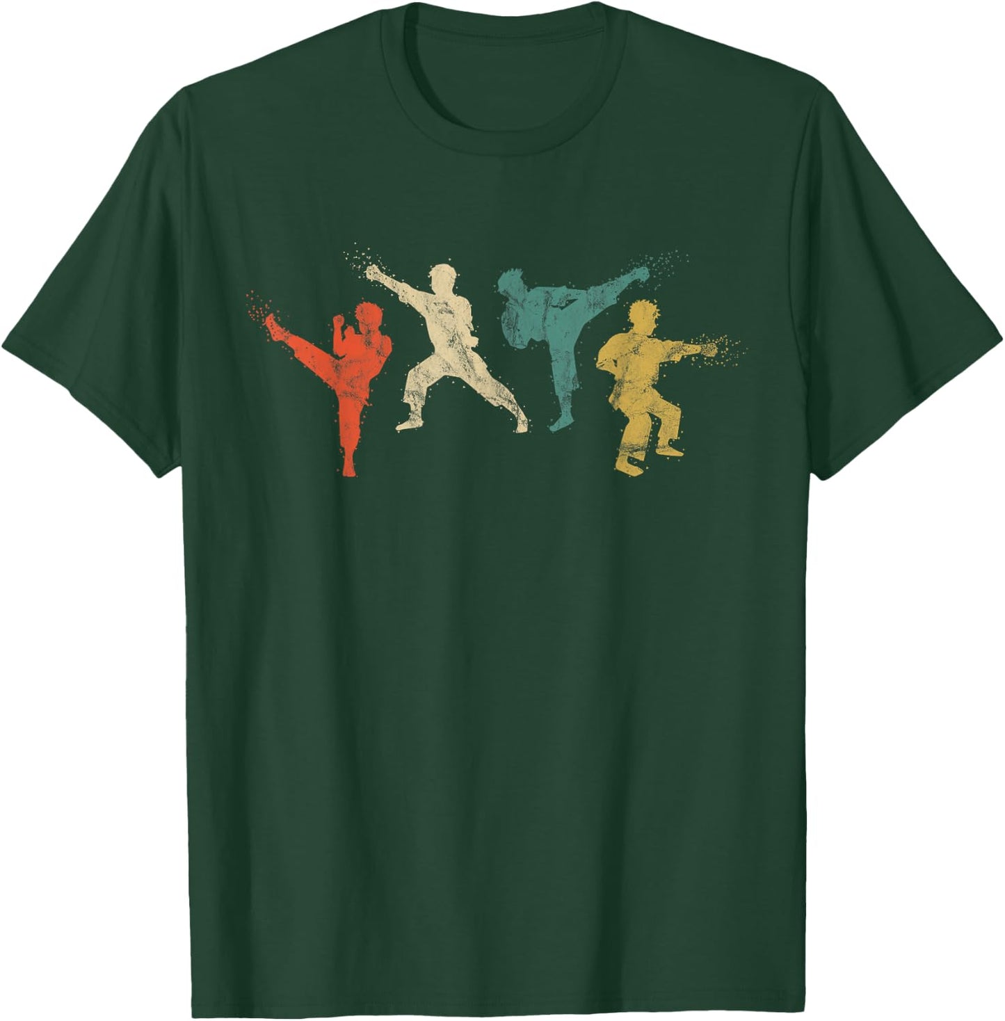 Vintage Martial Arts Kids And Adults Karate Shirt T-Shirt - T-Shirt | Forest