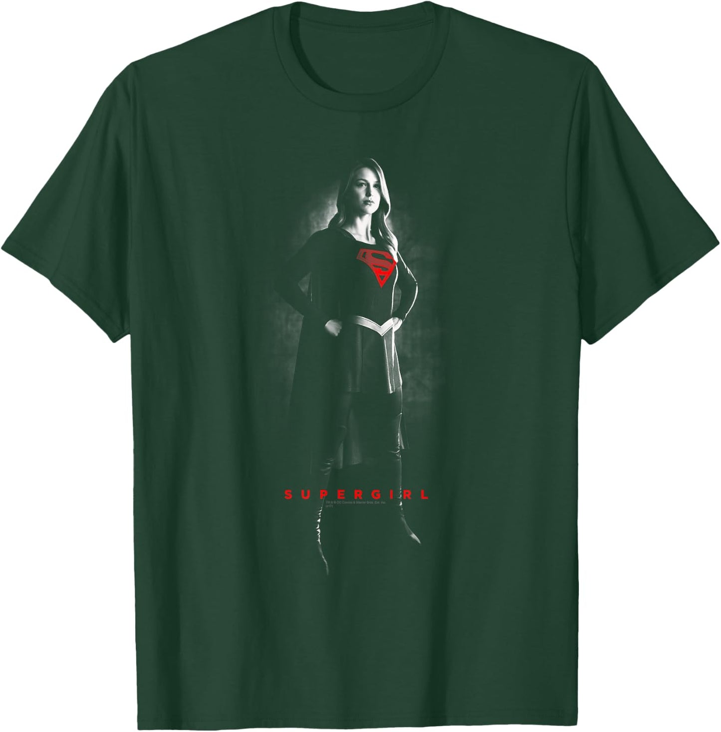 Supergirl TV Series Supergirl Noir T-Shirt - T-Shirt | Forest