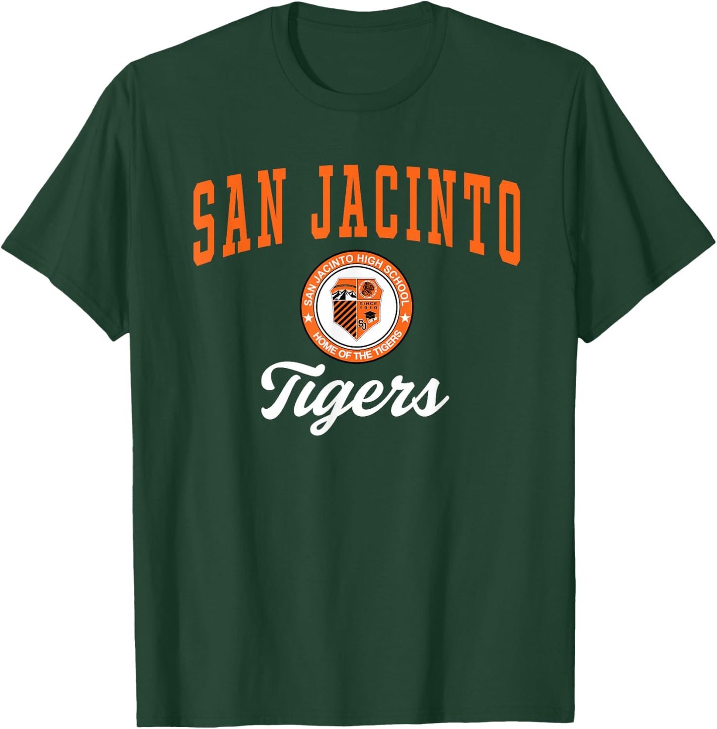 San Jacinto High School Tigers C3 T-Shirt - T-Shirt | Forest