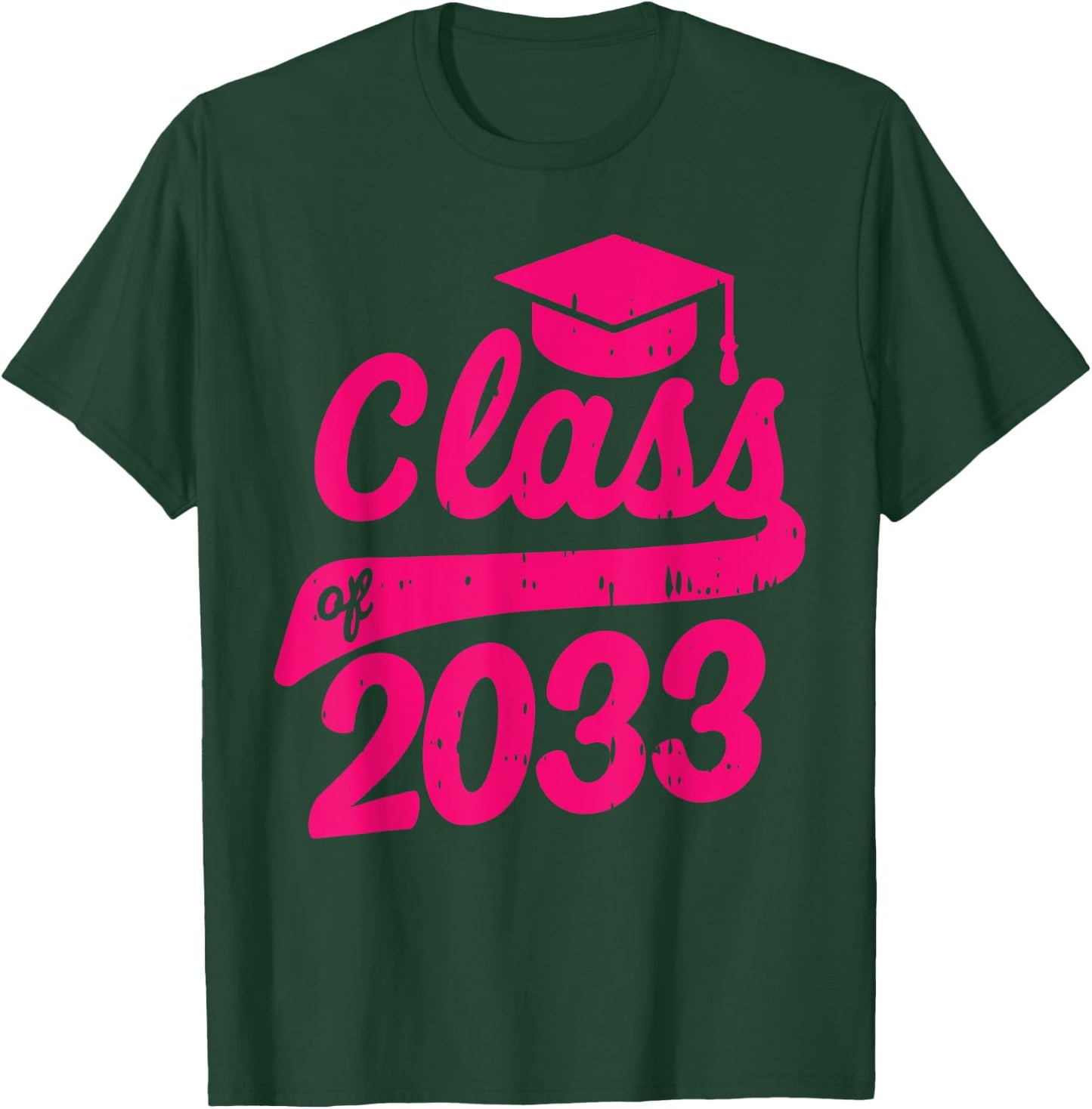 Class Of 2033 Grow With Me First Day Of Kindergarten Gift T-Shirt - T-Shirt | Forest