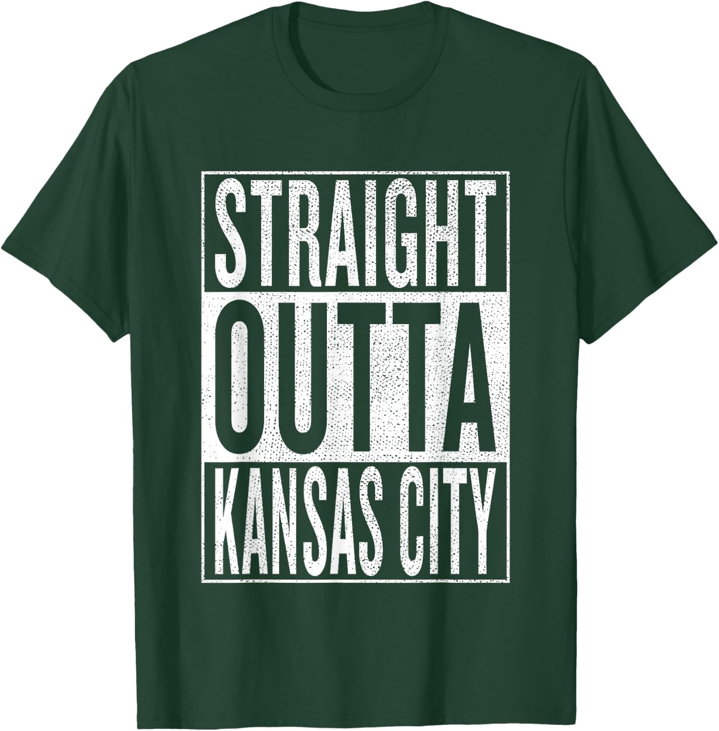 Straight Outta Kansas City Great Travel & Gift T-Shirt - T-Shirt | Forest