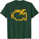 Vintage MECHANICS check Engine lights on Garage T-Shirt - T-Shirt | Forest
