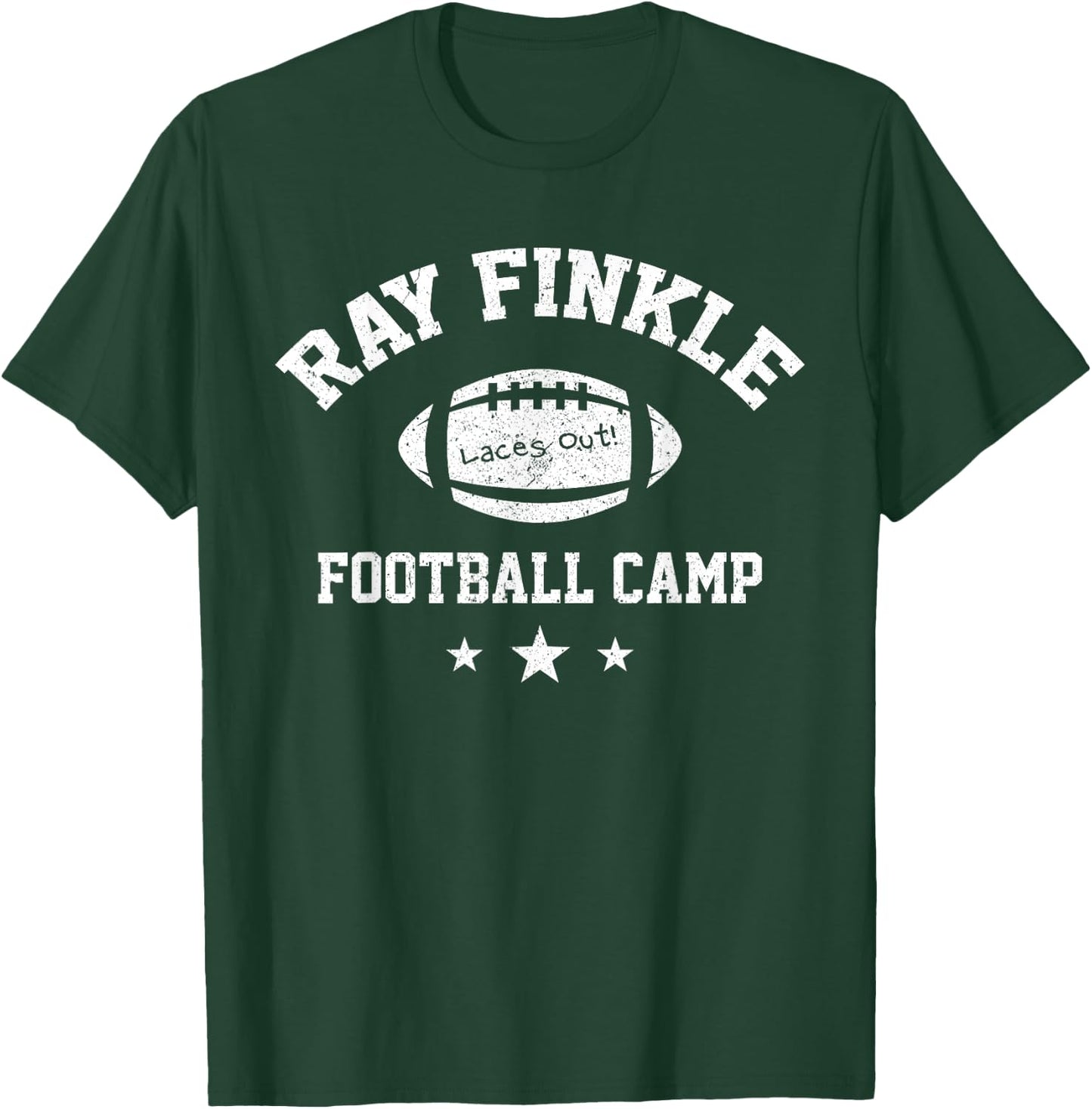 Ray Finkle Football Camp Shirt Funny Football Laces Out T-Shirt - T-Shirt | Forest