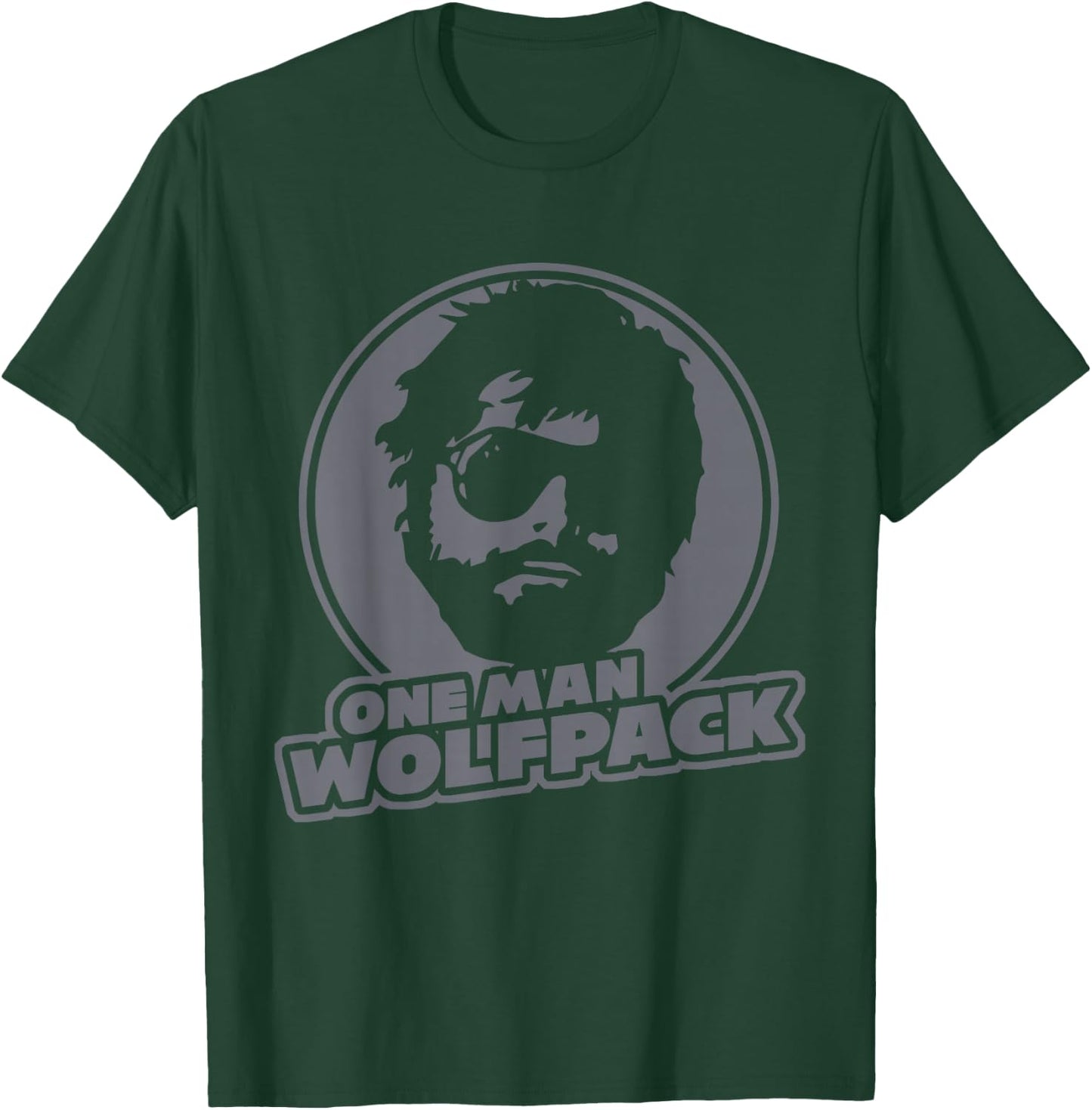 One Man Wolf Pack | Lifetime Wolf Pack Member T-Shirt - T-Shirt | Forest